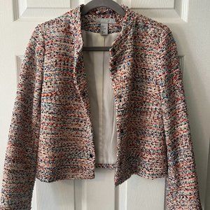 Multicolor Tweed H&M Blazer Size 8